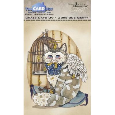 The Card Hut Crazy Cats Clear Stamps - Gorgious Gerty